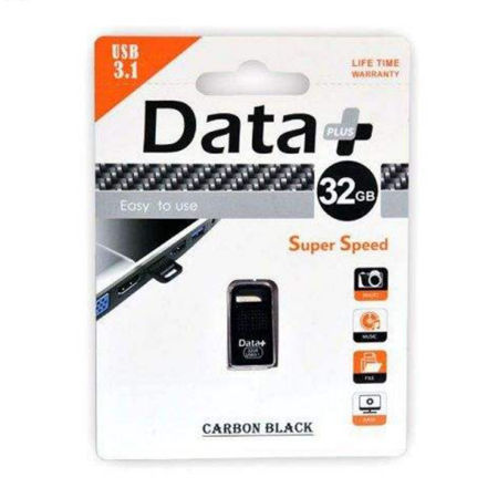 تصویر از فلش مموری دیتا پلاس مدل CARBON BLACK ظرفیت 32 گیگابایت
