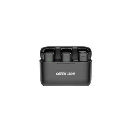 تصویر از میکروفون یقه ای بی سیم  گرین لاین مدل Green Lion 2 in 1 Wireless Microphone