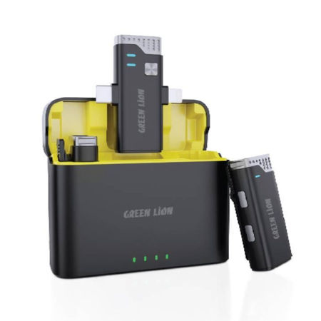 تصویر از میکروفون یقه ای گرین لاین مدل Green Lion 2 in 1 360 Microphone