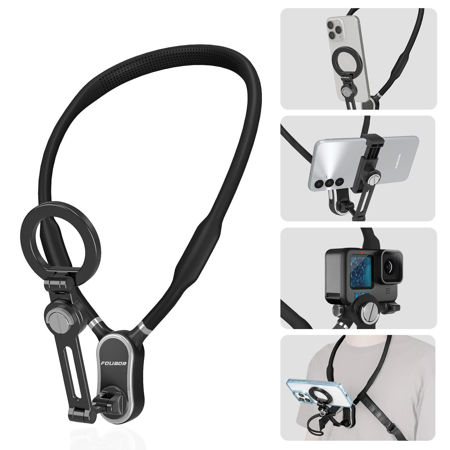 تصویر از هولدر گردنی موبایل Magnetic Neck POV Mount