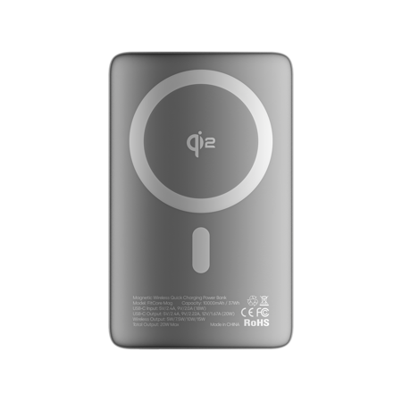 تصویر از پاوربانک مگ سیف گلوریمی مدل Glorimi FitCore Mag Qi2 با ظرفیت 10000 میلی آمپر ساعت
