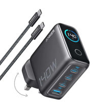 تصویر از آداپتور انکر 140W با 4 پورت GaN مدل B2697