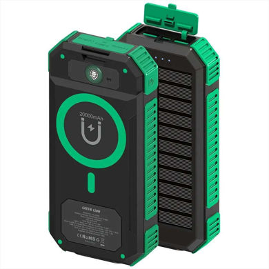 تصویر از پاوربانک خورشیدی Green Lion Solar Flex GL-PX81 ظرفیت 20000mAh