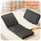 تصویر از کیبورد تاشو Porodo Minima Slim Folding Keyboard With Integrated Numpad & Touchpad