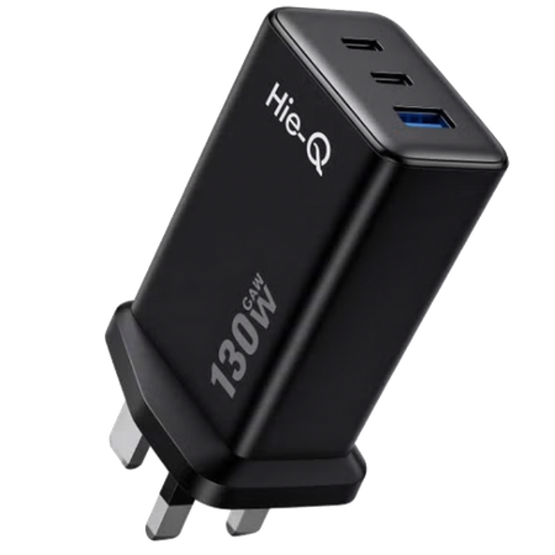 تصویر از آداپتور شارژر دیواری هایکیو Hie Q POWER PD130W 1A2C GaN Charger