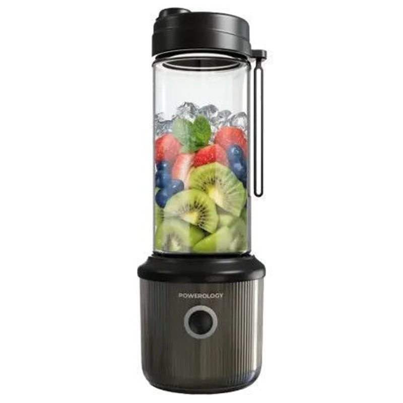 تصویر از شیکر شارژی پاورولوژی مدل Powerology Portable Blender PSM013BK گنجایش 450 میلی لیتر