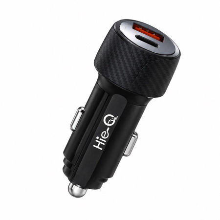 تصویر از شارژر فندکی هایکیو مدل Hie Q POWER PD38W 1A1C Car Charger