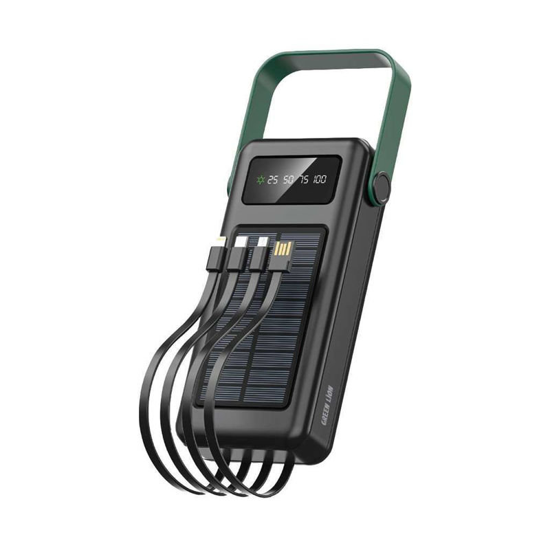 تصویر از پاوربانک خورشیدی گرین لاین Green Lion Solar Max 30000 mAh