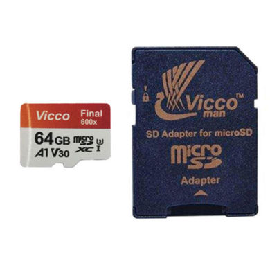 تصویر از کارت حافظه microSDHC ویکومن مدل Final 600X Plus کلاس 10 استاندارد UHS-I U3 ظرفیت 64 گیگابایت