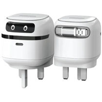 تصویر از شارژر مسافرتی کوچک پرودو همراه با کابل Type-C جمع شونده مدل Porodo Ayuon Mini Travel Charger PD 65W - White PDRYC65D