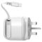 تصویر از شارژر مسافرتی کوچک پرودو همراه با کابل Type-C جمع شونده مدل Porodo Ayuon Mini Travel Charger PD 65W - White PDRYC65D