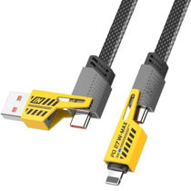 تصویر از کابل شارژ 4 در 1 کانفلون مدل Konfulon Zinc Alloy Cable DC73