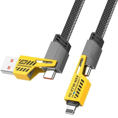 تصویر از کابل شارژ 4 در 1 کانفلون مدل Konfulon Zinc Alloy Cable DC73